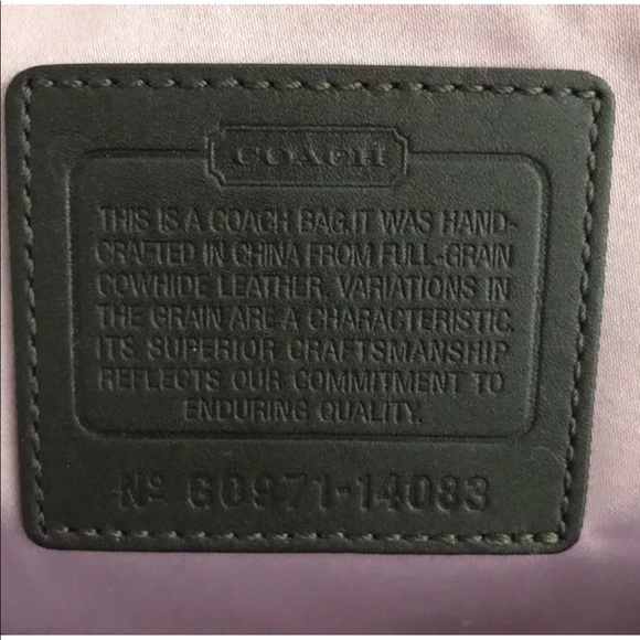 Coach Limited Edition Cambridge Eggplant Shoulder - Picture 7 of 8